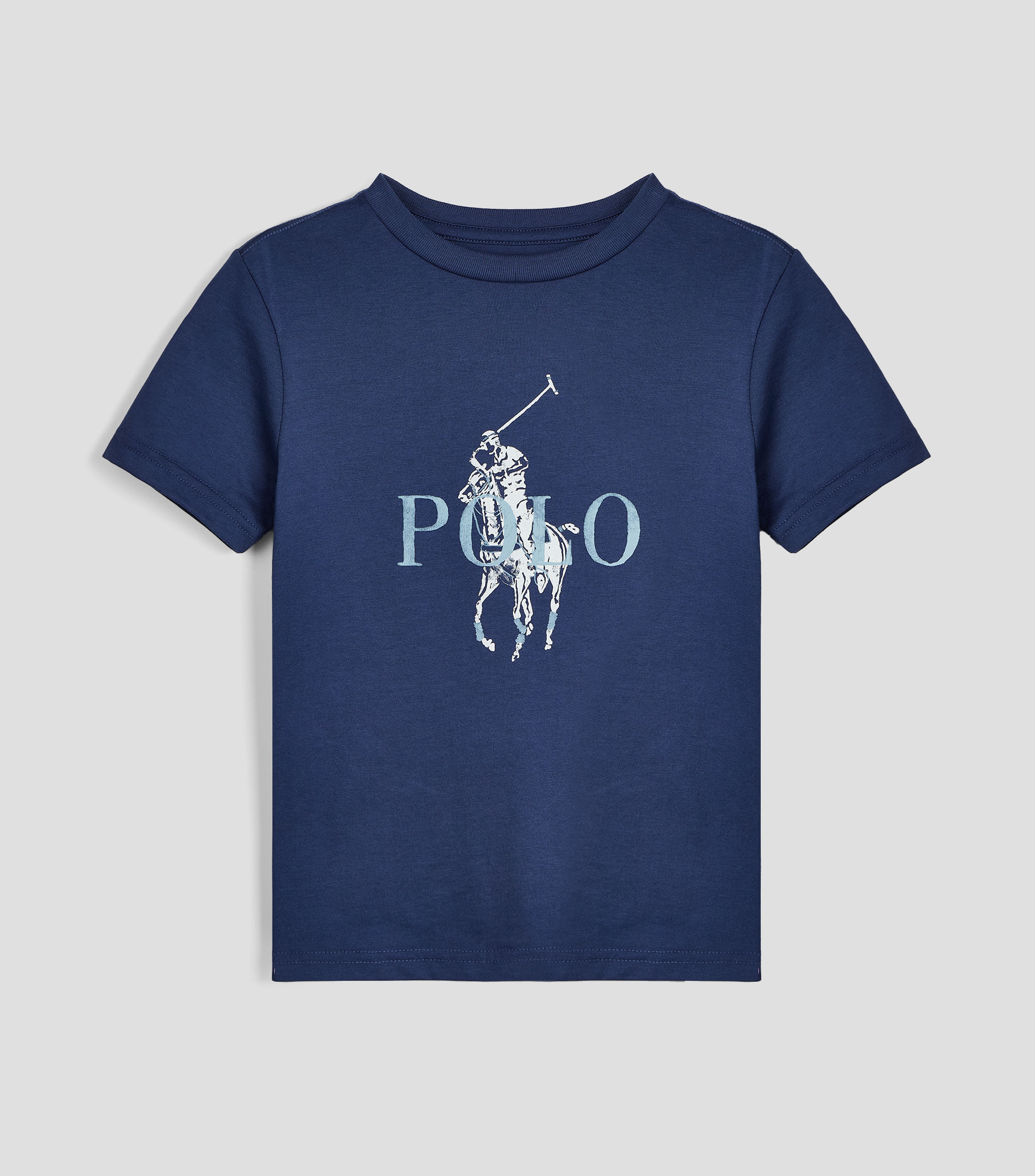 Playera cuello redondo manga corta estampada Niño
